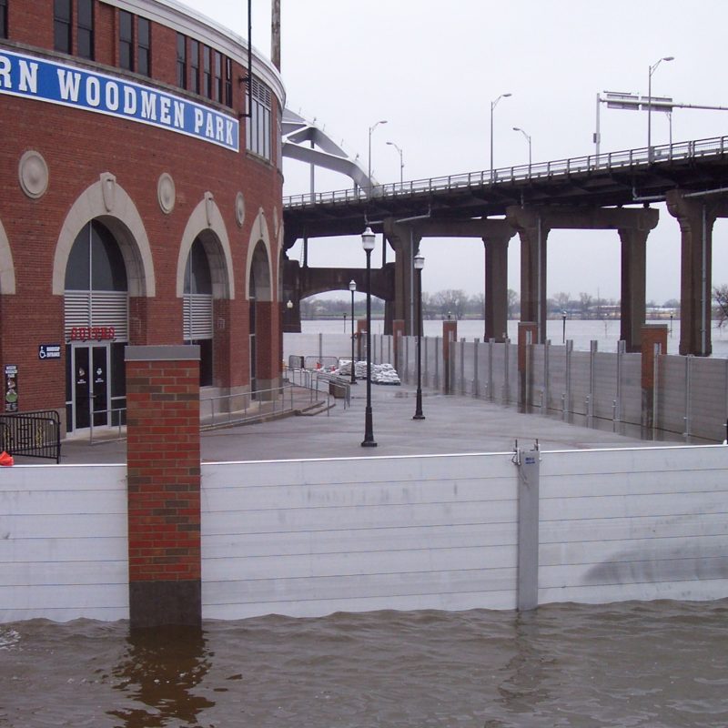 Modern Woodmen Ballpark Floodwall Picture #7