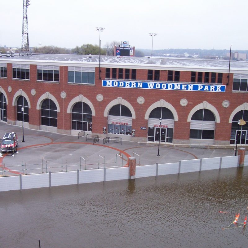 Modern Woodmen Ballpark Floodwall Picture #9